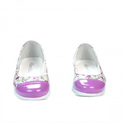 Chaussures enfants 171 vernis violet combiné