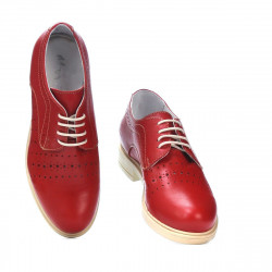 Chaussures décontractées femme 6001 rouge