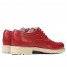 Chaussures décontractées femme 6001 rouge