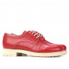 Chaussures décontractées femme 6001 rouge