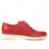 Chaussures décontractées femme 6001 rouge