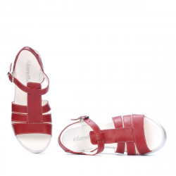 Sandales femme 5023 rouge