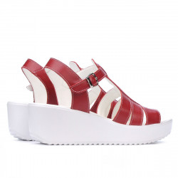 Sandales femme 5023 rouge