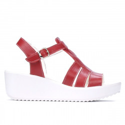 Sandales femme 5023 rouge