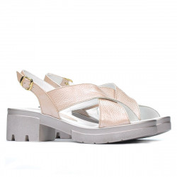 Sandales femme 5052 poudre nacrée