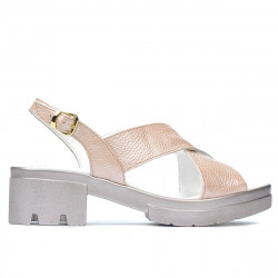 Sandales femme 5052 poudre nacrée