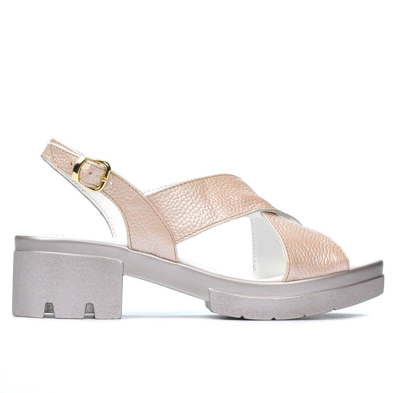 Sandales femme 5052 poudre nacrée