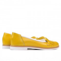 Chaussures casual femme 699 jaune combiné