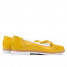 Chaussures casual femme 699 jaune combiné