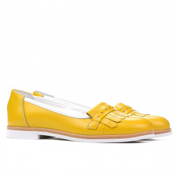 Chaussures casual femme 699 jaune combiné