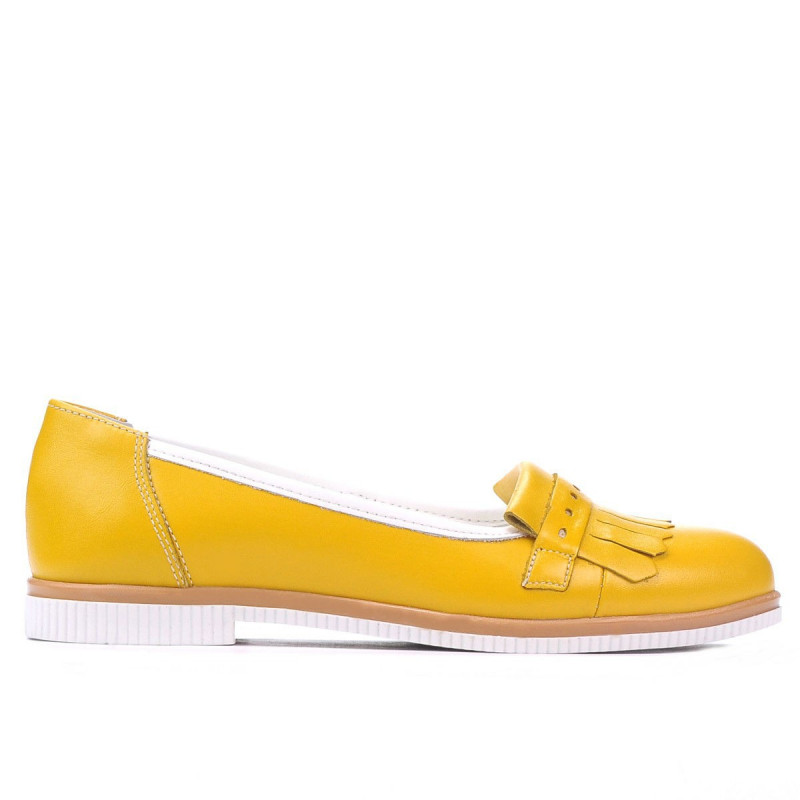 Chaussures casual femme 699 jaune combiné
