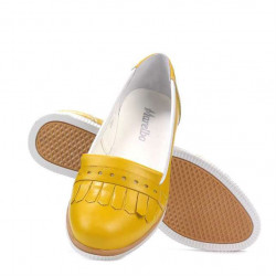 Chaussures casual femme 699 jaune combiné