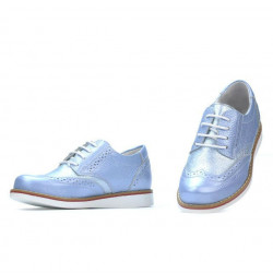 Chaussures enfants 154 bleu nacré combiné