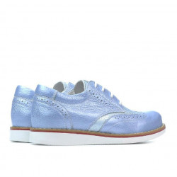 Chaussures enfants 154 bleu nacré combiné