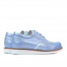 Chaussures enfants 154 bleu nacré combiné
