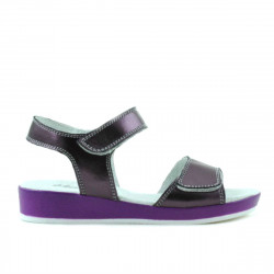 Sandales enfants 532 mauve nacré