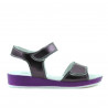 Sandales enfants 532 mauve nacré