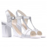 Sandales femme 5055 argent nacré