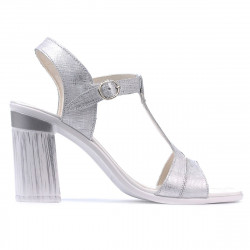 Sandales femme 5055 argent nacré