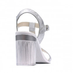 Sandales femme 5055 argent nacré