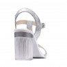 Sandales femme 5055 argent nacré
