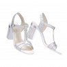 Sandales femme 5055 argent nacré