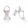 Sandales femme 5055 argent nacré