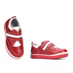Chaussures enfants petits 64c rouge+blanc
