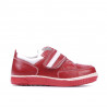Chaussures enfants petits 64c rouge+blanc