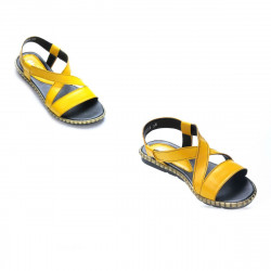 Sandales femme 5050 jaune
