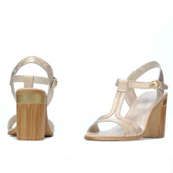 Sandales femme 5055 doré