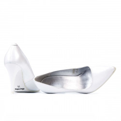 Chaussures élégantes femme 1246 blanc nacré