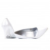 Chaussures élégantes femme 1246 blanc nacré