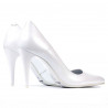 Chaussures élégantes femme 1246 blanc nacré