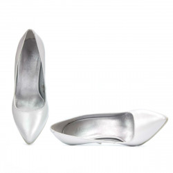Chaussures élégantes femme 1246 blanc nacré