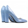 Chaussures élégantes femme 1261 vernis bleu