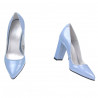 Chaussures élégantes femme 1261 vernis bleu