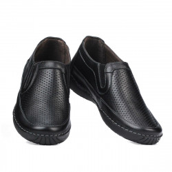 Mocassins femme (grandes tailles) 6000m noir