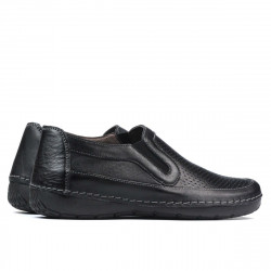 Mocassins femme (grandes tailles) 6000m noir