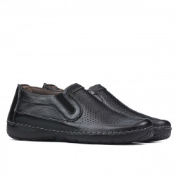 Mocassins femme (grandes tailles) 6000m noir