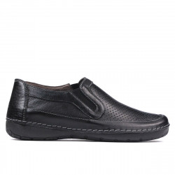 Mocassins femme (grandes tailles) 6000m noir