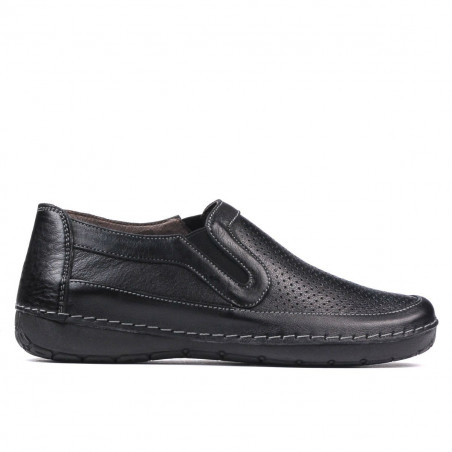 Mocassins femme (grandes tailles) 6000m noir