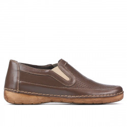 Mocassins femme (grandes tailles) 6000m cappuccino