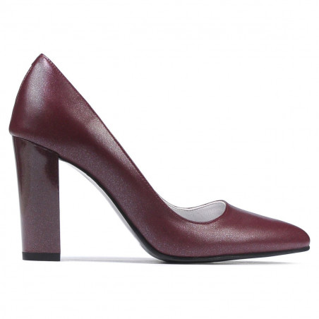 Chaussures élégantes femme 1261 bordeaux nacré