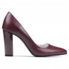 Chaussures élégantes femme 1261 bordeaux nacré