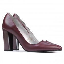 Chaussures élégantes femme 1261 bordeaux nacré