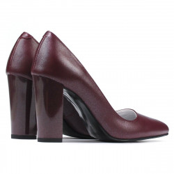 Chaussures élégantes femme 1261 bordeaux nacré