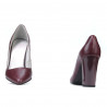 Chaussures élégantes femme 1261 bordeaux nacré
