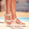 Sandales femme 5051 poudre nacre combiné lifestyle
