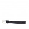 Ceinture homme 32bc noir+croco noir